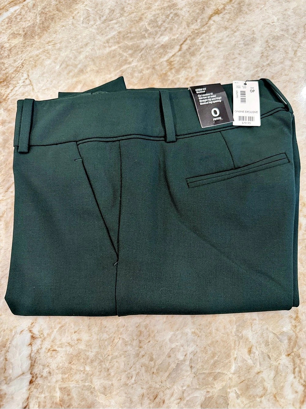 The Limited Drew Fit Bootcut Pants/Slacks Green Size 0P